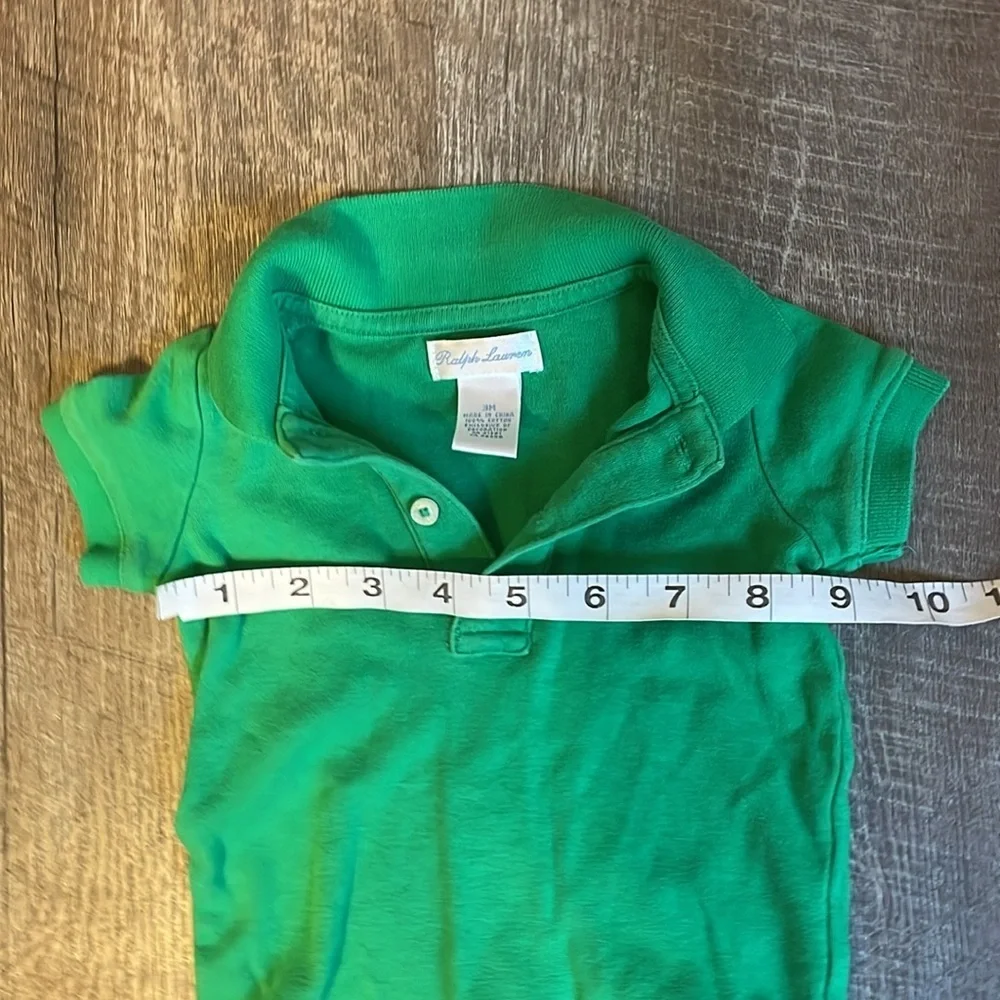 Ralph Lauren Green Polo Cotton Romper size 3 Months